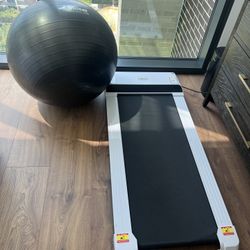 Walking Pad and Exercise Ball