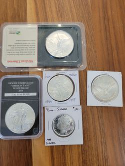 Silver Libertad and Eagle