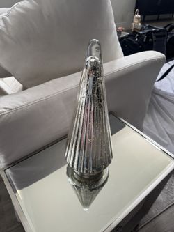 Mercury Lighted Glass Christmas Tree