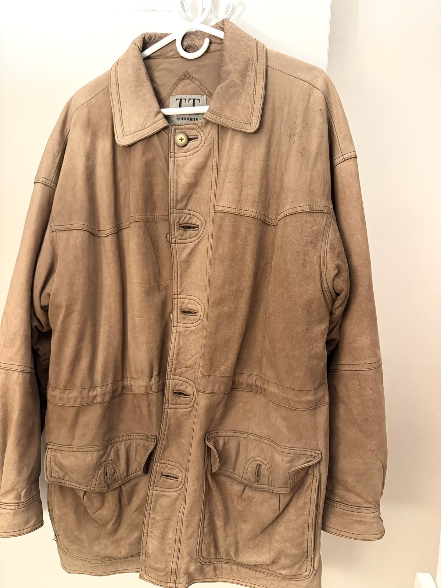 Men’s Leather Jacket, Size L