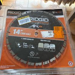RIDGID XTR 14 Inch Diamond Masonry Blade