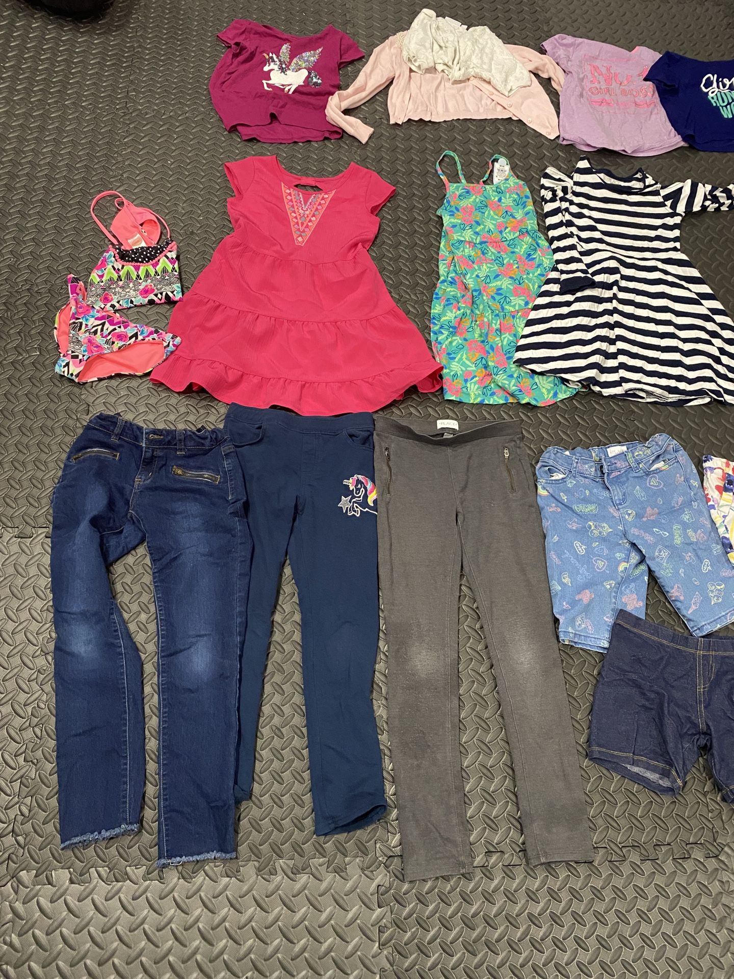 Girls clothing- children’s place and target.
