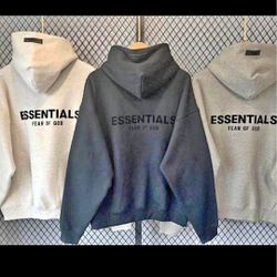 ESSENTIALS HOODIES(FREE CREASE PROTECTORS)