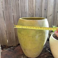 Large Ceramic Pot Planter Plants Few Choices 