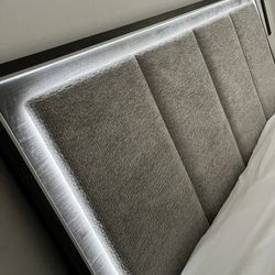 King Bed Frame With Lights