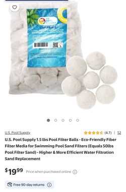 1.5lbs Pool Filter Balls