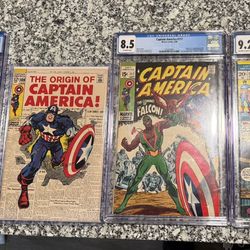 Captain America 100,109,117,168 Bundle