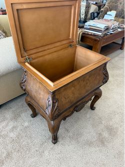 Ornate French Provincial Storage Chest / Accent Table