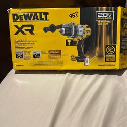 Dewalt 20v Max XR Brushless Cordless 1/2” Hammer Drill