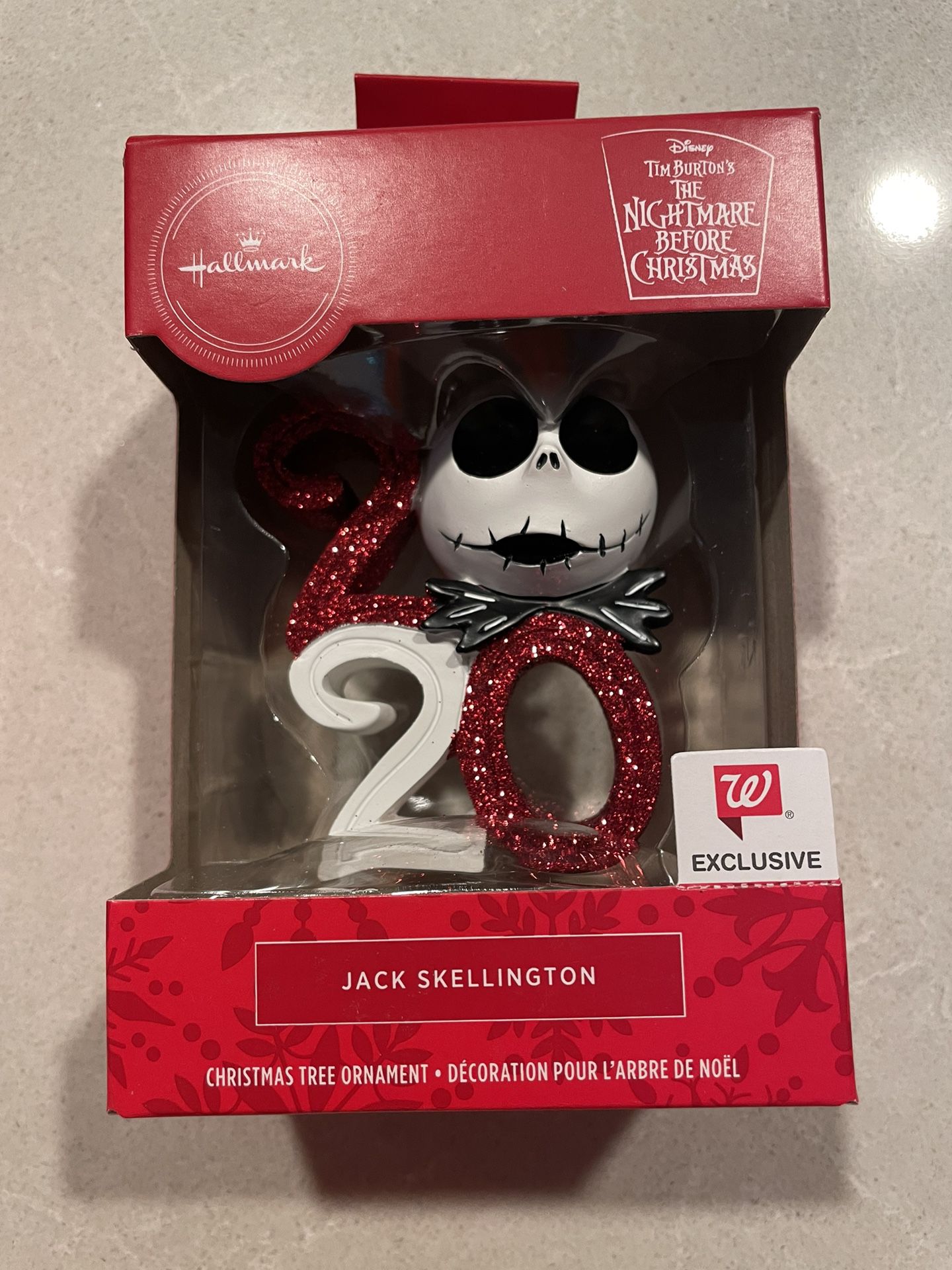 Jack Skellington 2020 Hallmark Holiday Ornament *MINT* Nightmare Before Christmas Walgreens Exclusive NBC