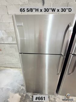 Frigidaire refrigerator top and bottom (#661) SEE PRICE DESCRIPTION