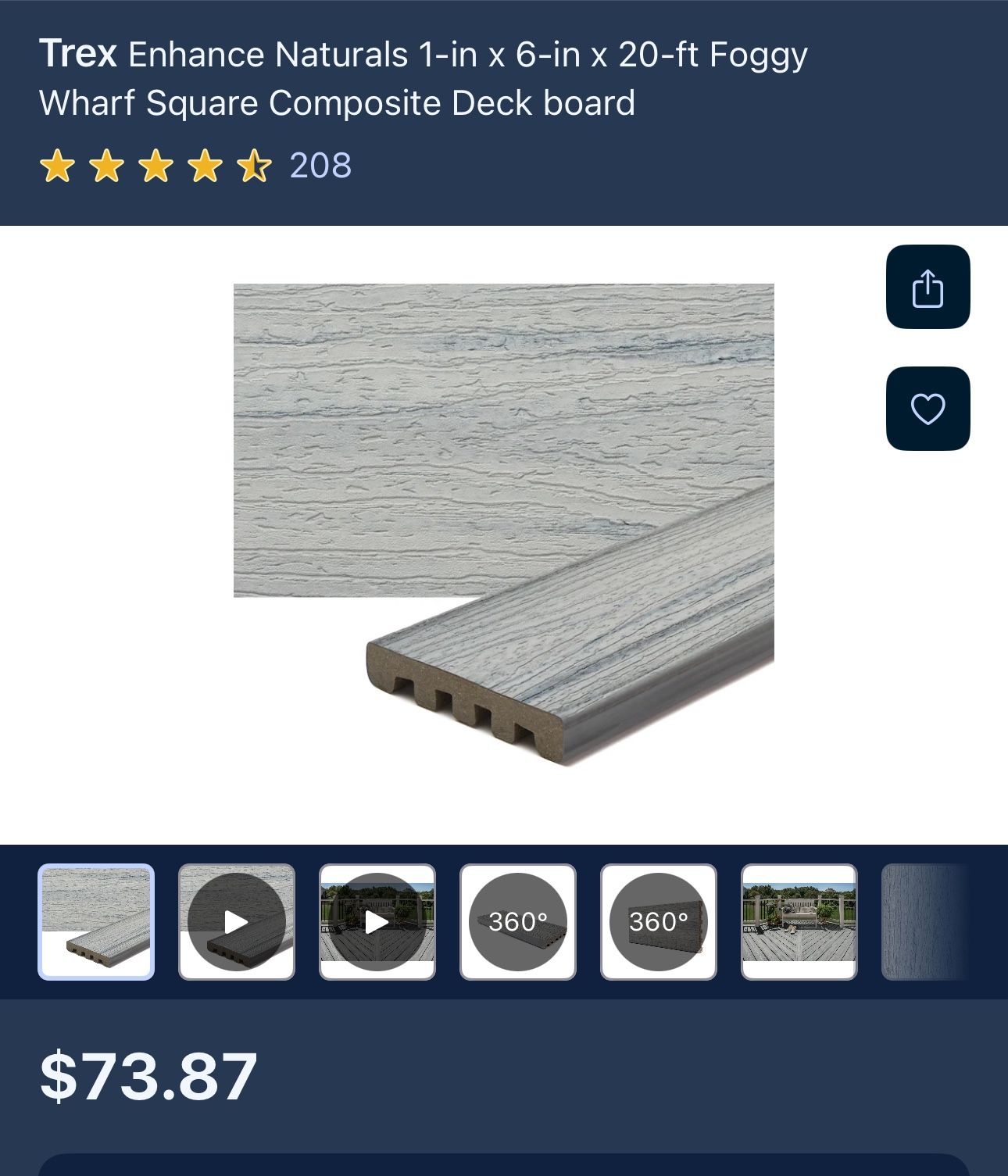 TREX Enhance Decking 