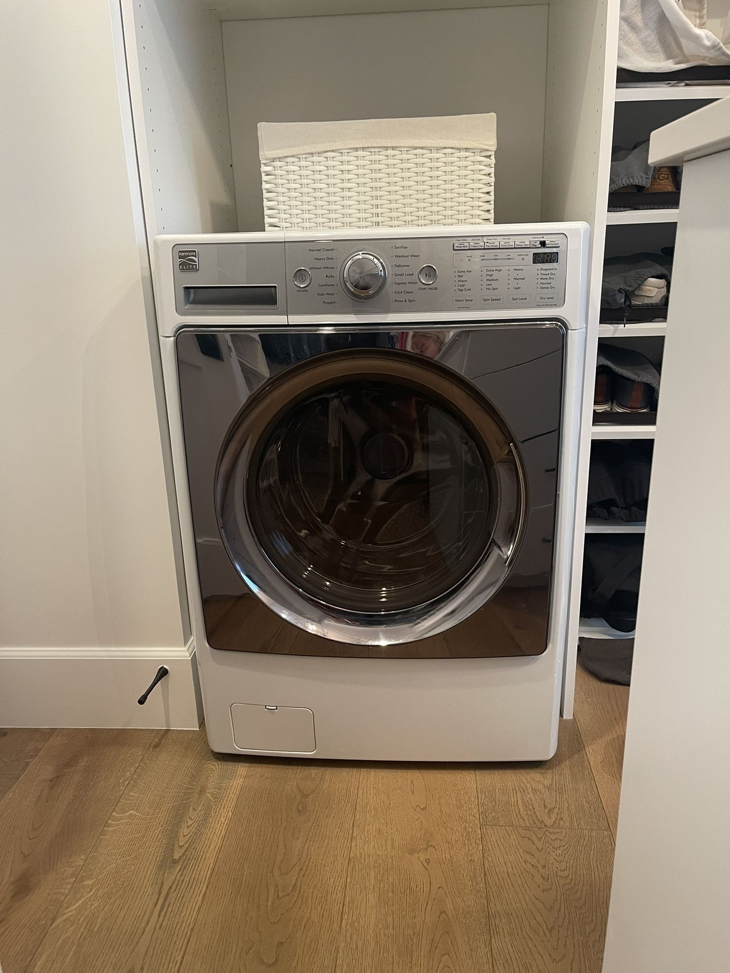 Kenmore Elite 4.5 cu. ft. Front-Load Combo Washer/Dryer- White