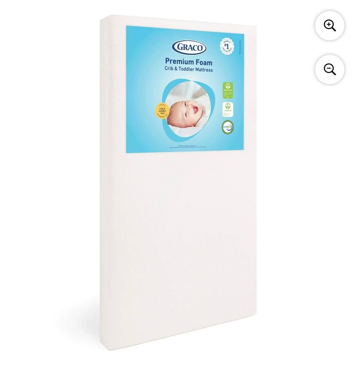 Graco Premium Foam Crib and Toddler Mattress, GREENGUARD Gold Certified