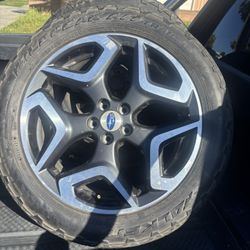 4-18”Subaru-Tires And Rims 18 