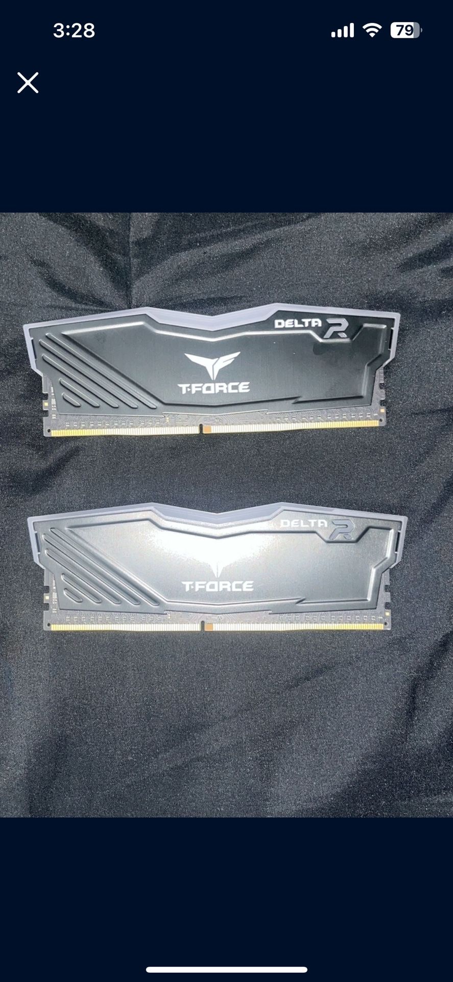 TEAMGROUP T-Force Delta RGB DDR4 16GB (2x8GB) 3600MHz CL18 Desktop Gaming Memory Module Ram Black