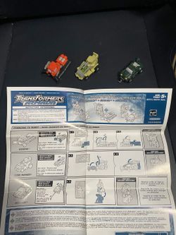 Complete 2002 Transformers Armada Adventure Mini-Con Team 3-Pack Manual