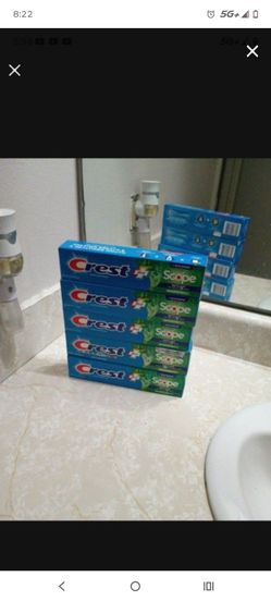 Pastas de crest nuevas