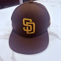 SAN DIEGO PADRES fitted Kids Hat New Era! 6 1/2   Like New