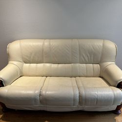 Leather Sofa (6ft W X 3ft H)
