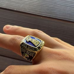 1986 Giants Super Bowl XXl Championship Ring