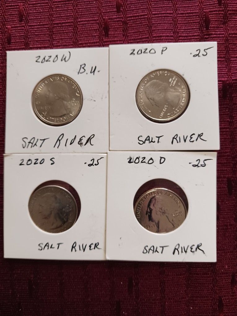 2020 Salt River Quarter Set (ALL 4 MINTS)