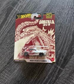 Hot Wheels Premium - Pop Culture Godzilla Nissan Skyline GT-R (BNR34) (BBJHW90)
