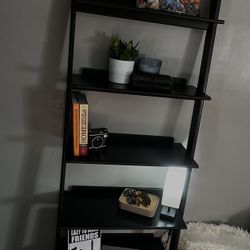 West Elm black ladder Shelf