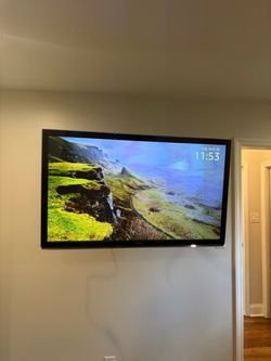 55” Panasonic TV + Heavy-Duty Wall Mount – $100 OBO