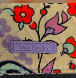 Vera Bradley Quilted Cotton Paisley Wallet