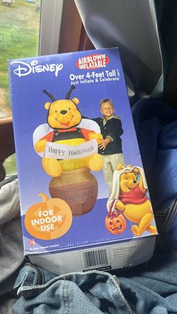 Airblown inflatable over 4-feet tall just inflates and celebrate