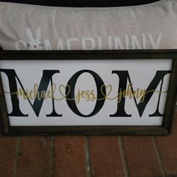 Personalized CANVAS frames/ BABY ANNOUNCEMENT ELEPHANTS