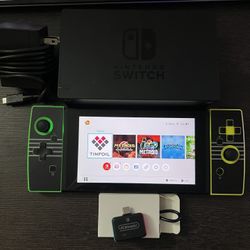 RCM Modded Nintendo Switch Console V1 Tinfoil Any Game Free 256GB 