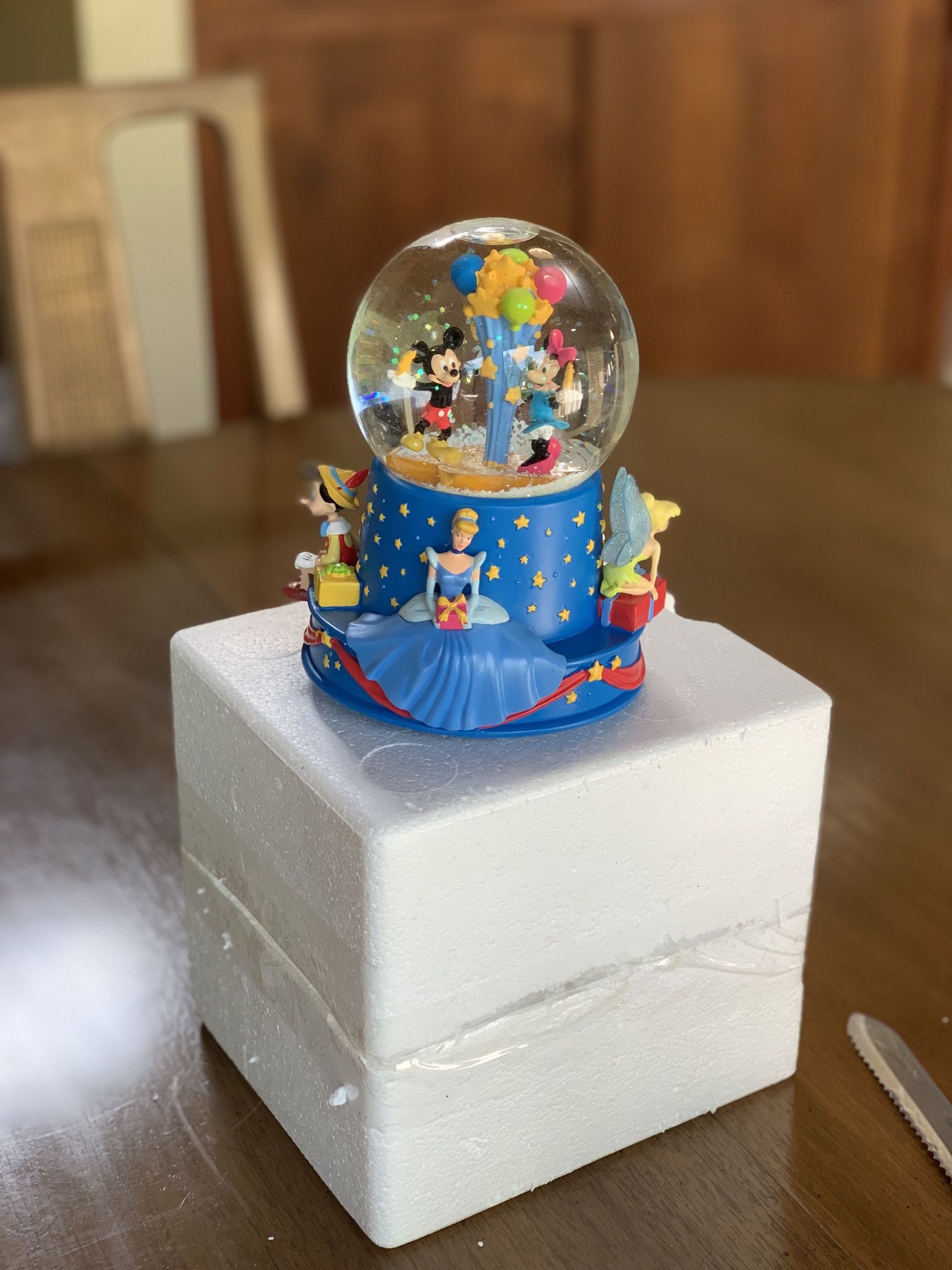 Disney Musical Birthday Water Globe 
