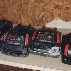 Milwaukee M18 Batterys