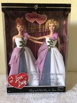 Collectible Barbie , Lucy And Ethel Buy The Same Dress