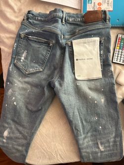 Purple jeans