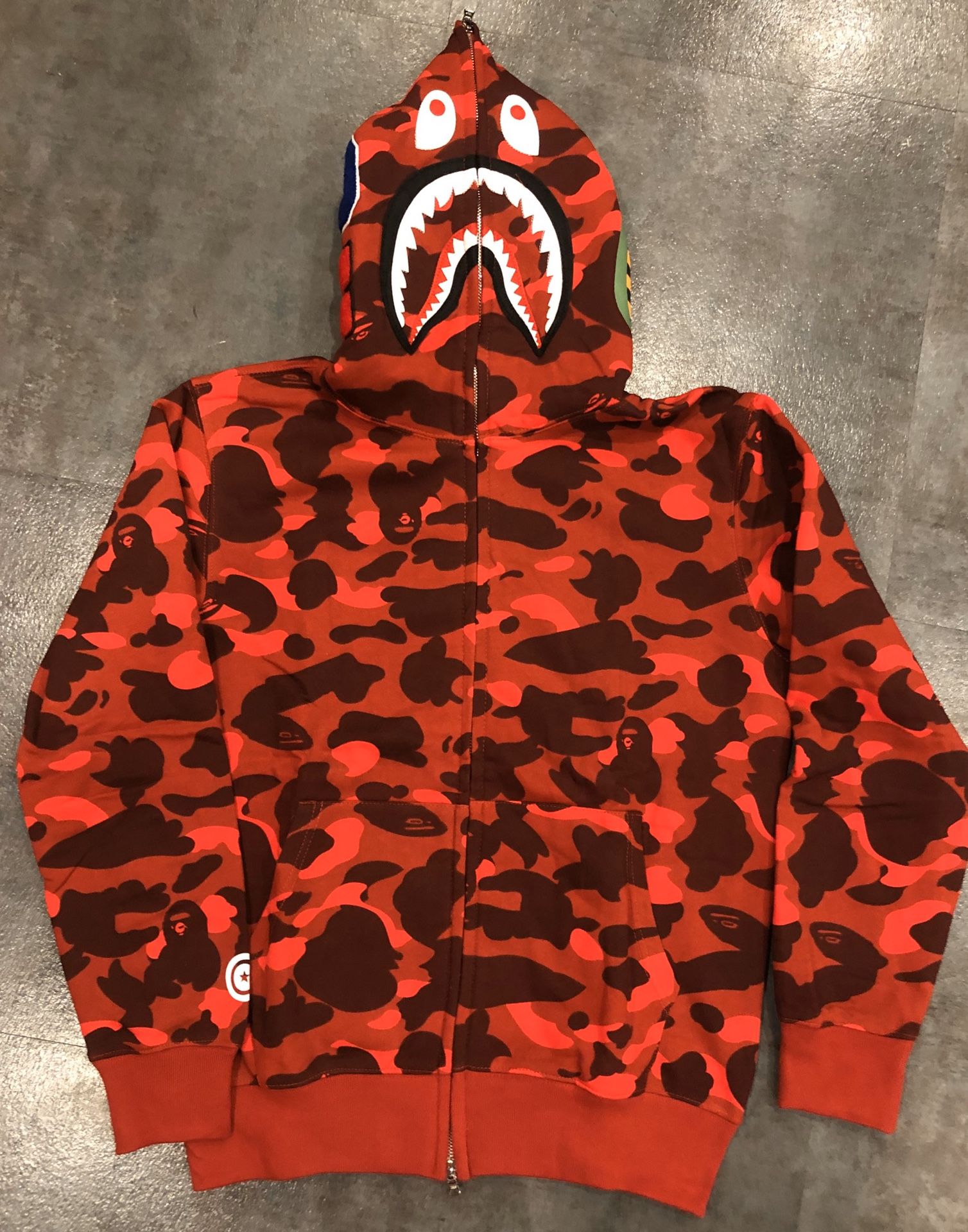 Bape hoodie Red size XL