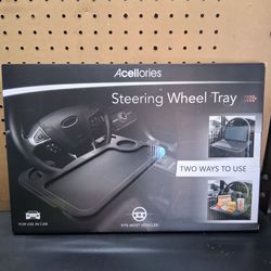 XL Steering Wheel Tray (Snack, Food, Work, Office)