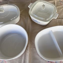 Vintage Corning-Ware Casserole Dishes