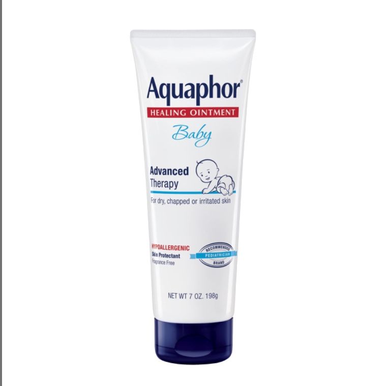 Aquaphor Baby Healing Ointment Advanced Therapy Skin Protectant, Dry Skin And Diaper Rash Ointment, 7 Oz Tube
