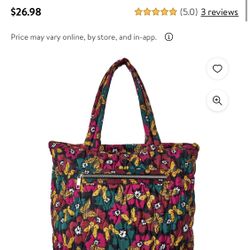 Women’s Butterfly Tote Quilted Bag