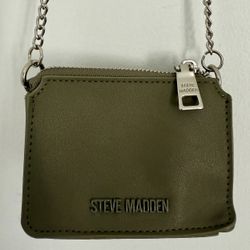 Steve Madden crossbody wallet coin card purse New