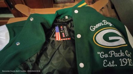 Green Bay Packers OVO Varsity Letterman Jacket