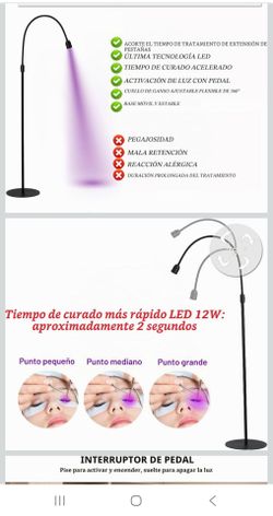 Lámpara para pestañas