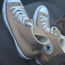 Brown Converse Chucks