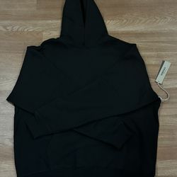 Black Fear Of God Essentials Hoodie