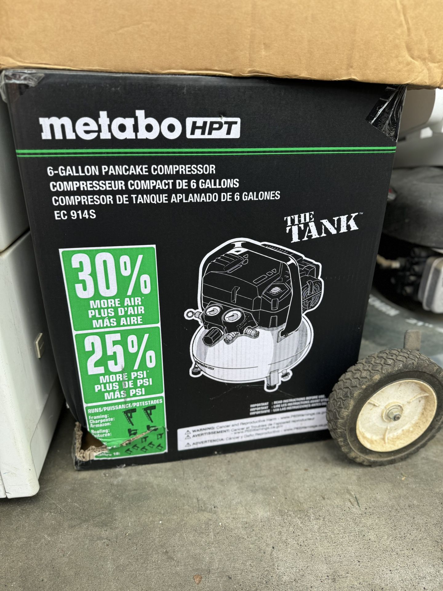Metabo 6 Gallon Pancake Compressor 