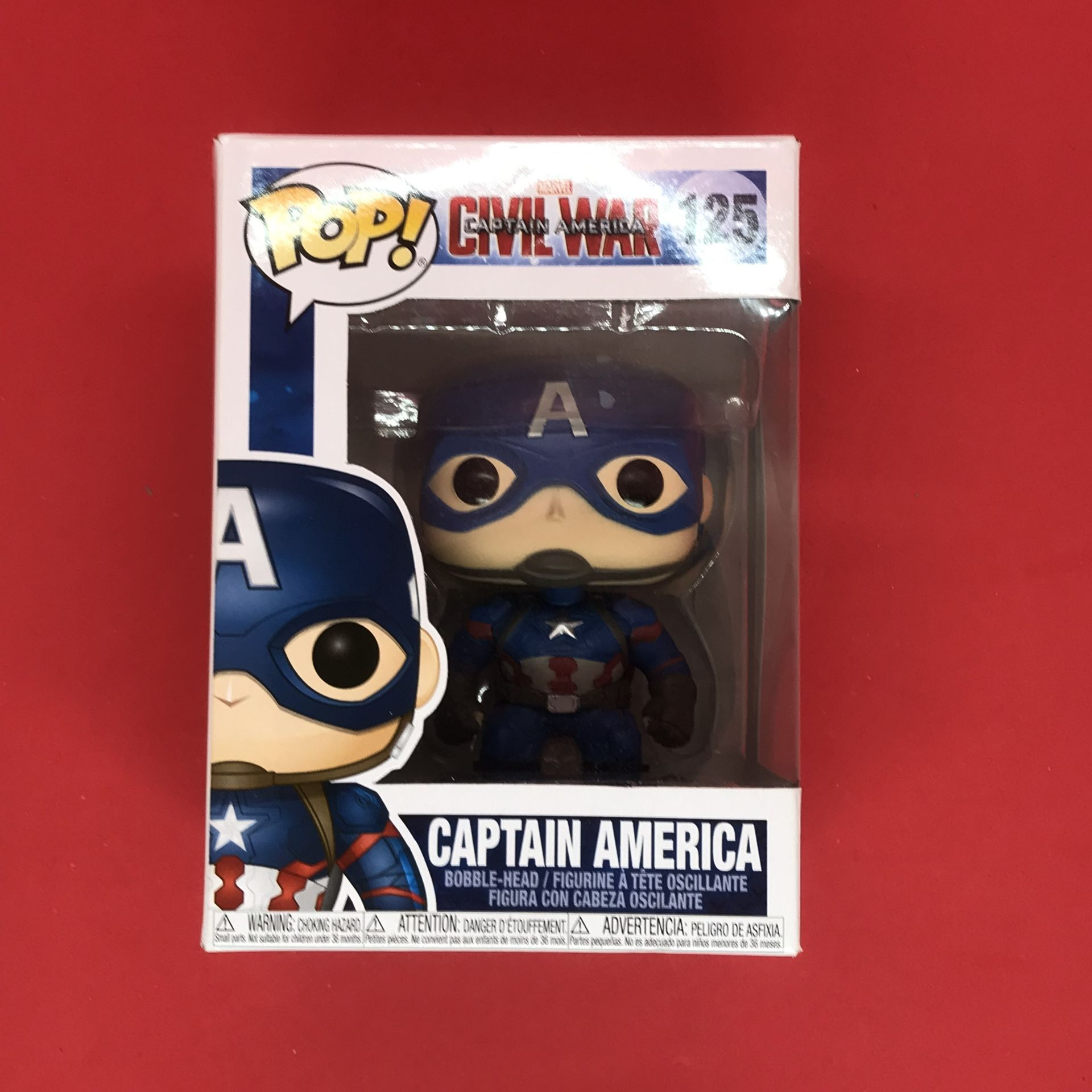 Funko Pop! Vinyl: Marvel - Captain America #125 Brand New, Great Condition.