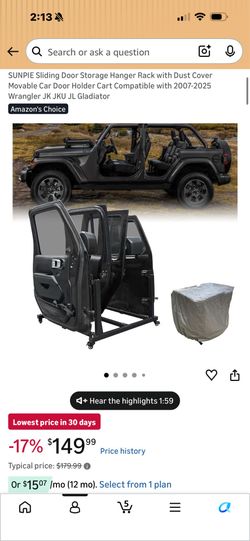 Jeep trail tube door gladiator renegade traildoor holder